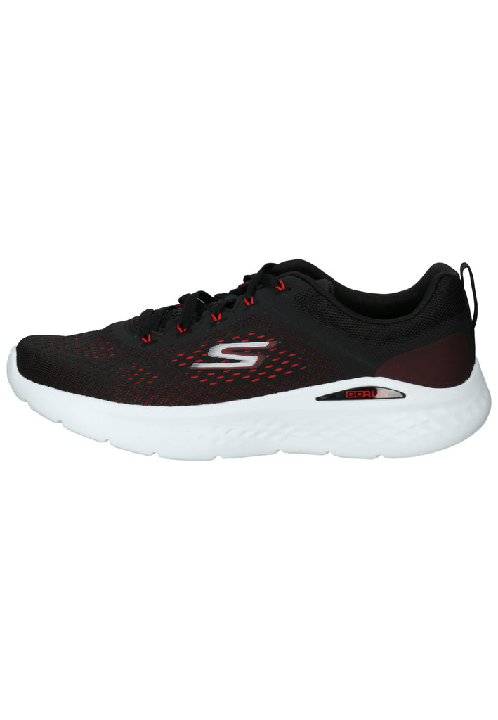 Skechers Sneaker Mesh Schwarz/Rot - surf4shoes