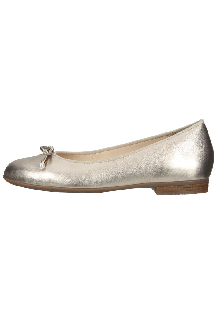 ara Ballerinas Glattleder Platin - surf4shoes