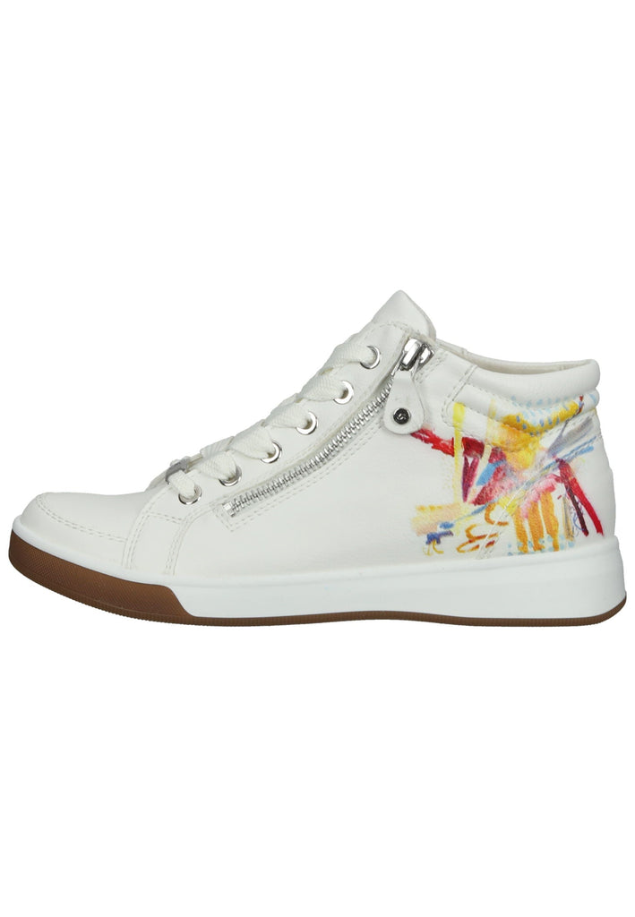 ara Sneaker Lederimitat Weiß Kombi - surf4shoes