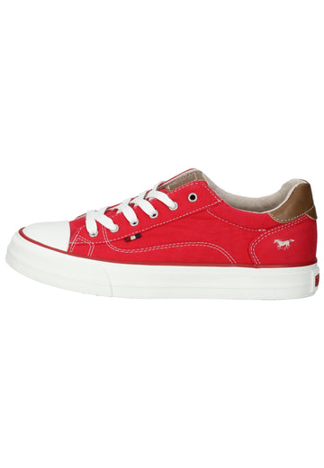 Mustang Sneaker Lederimitat/Textil Rot - surf4shoes