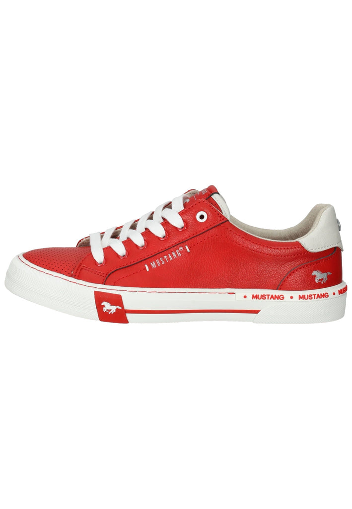 Mustang Sneaker Lederimitat Rot - surf4shoes
