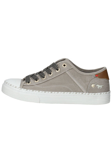 Mustang Sneaker Lederimitat/Textil Grau - surf4shoes