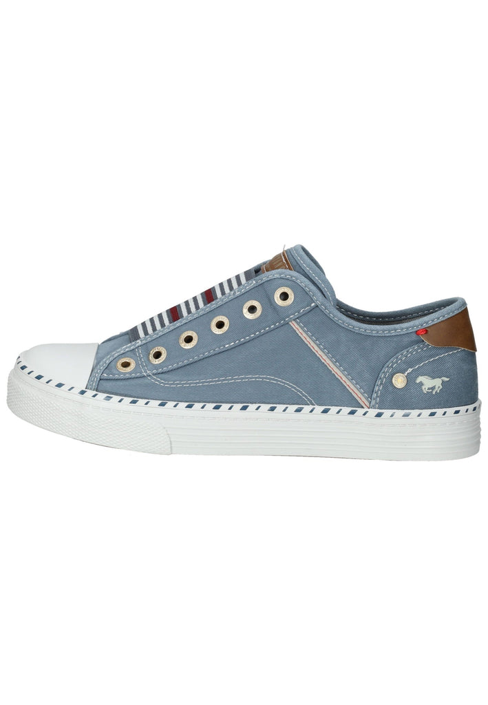 Mustang Sneaker Lederimitat/Textil Sky Blue - surf4shoes