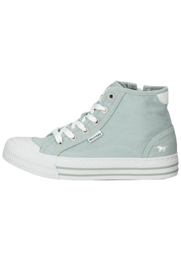 Mustang Sneaker Lederimitat/Textil Mint - surf4shoes