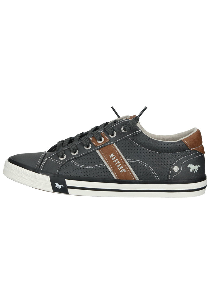 Mustang Sneaker Lederimitat Graphit - surf4shoes
