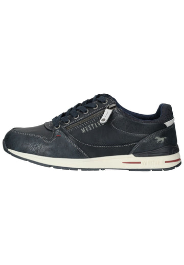 Mustang Sneaker Lederimitat/Textil Navy - surf4shoes