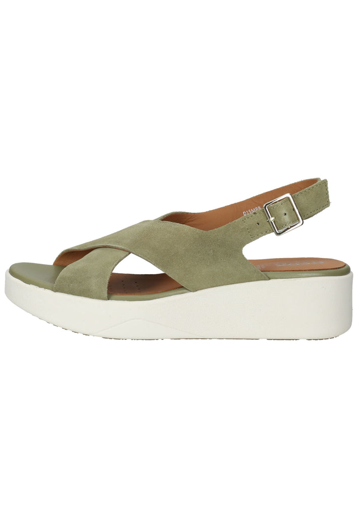 Geox Sandalen Veloursleder Hellgrün - surf4shoes