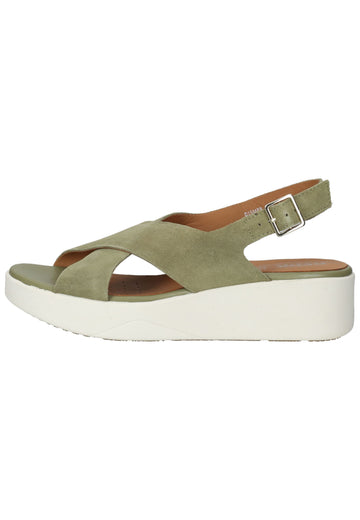 Geox Sandalen Veloursleder Hellgrün - surf4shoes
