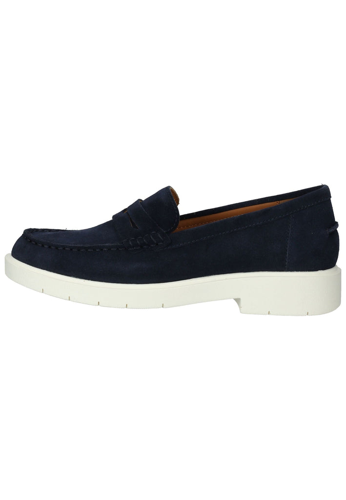 Geox Slipper Veloursleder Dunkelblau - surf4shoes