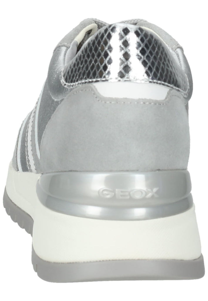 Geox Sneaker Leder Hellgrau/Silber - surf4shoes