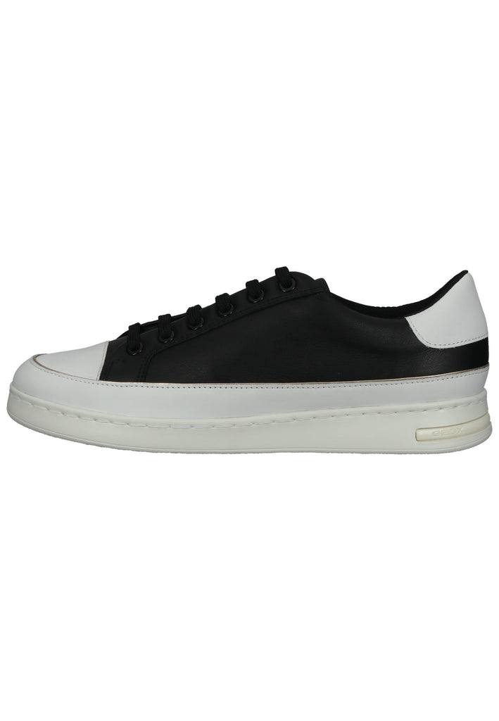Geox Sneaker Nappaleder Schwarz/Weiß - surf4shoes