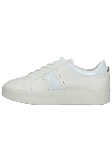 Geox Sneaker Lederimitat/Textil Weiß - surf4shoes