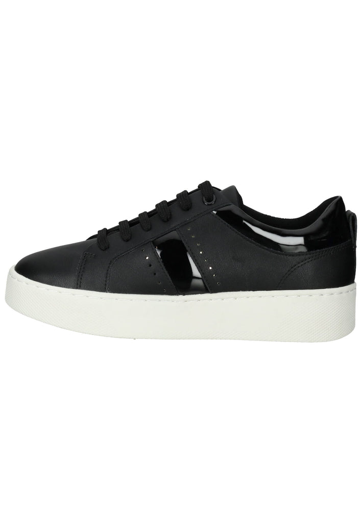 Geox Sneaker Lederimitat/Textil Schwarz - surf4shoes