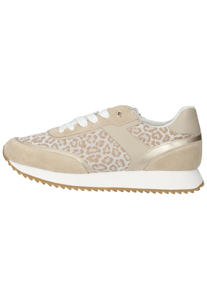 Geox Sneaker Lederimitat/Textil Taupe - surf4shoes