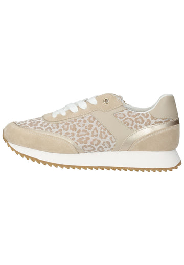 Geox Sneaker Lederimitat/Textil Taupe - surf4shoes
