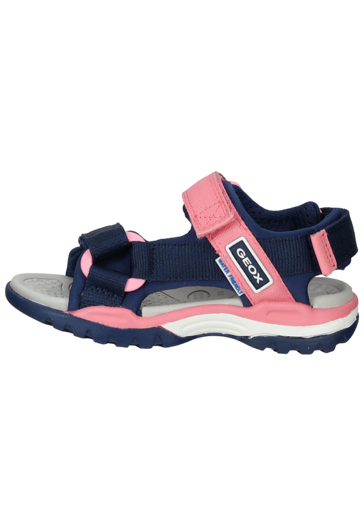 Geox Sandalen Textil Navy/Pink - surf4shoes