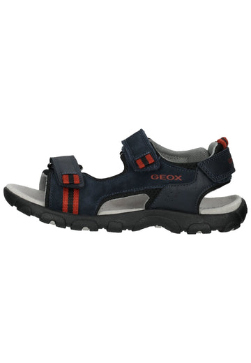Geox Sandalen Mesh Navy/Rot - surf4shoes