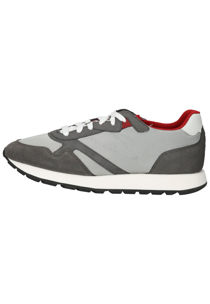 Geox Sneaker Lederimitat/Mesh Grau - surf4shoes