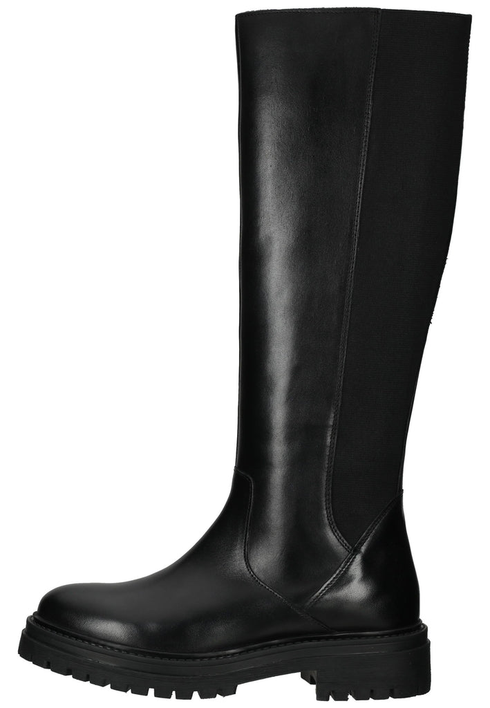 Geox Stiefel Leder/Textil Schwarz - surf4shoes