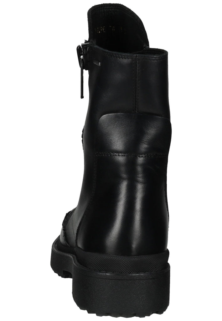 Geox Stiefelette Glattleder Schwarz Warmfutter - surf4shoes