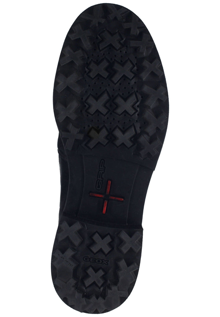 Geox Stiefelette Glattleder Schwarz Warmfutter - surf4shoes