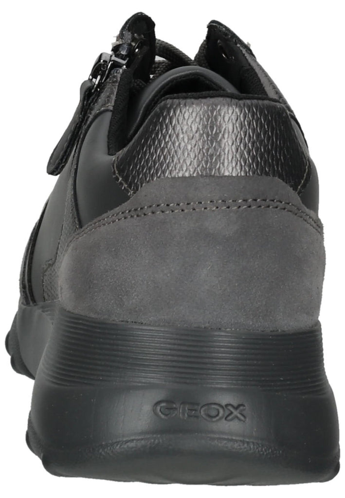 Geox Sneaker Veloursleder/Textil Dunkelgrau - surf4shoes