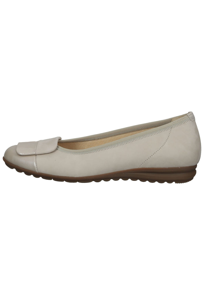 Gabor Ballerinas Nubukleder/Textil Puder - surf4shoes