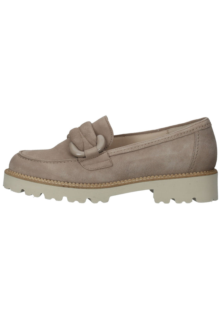 Gabor Slipper Veloursleder Hellbraun - surf4shoes