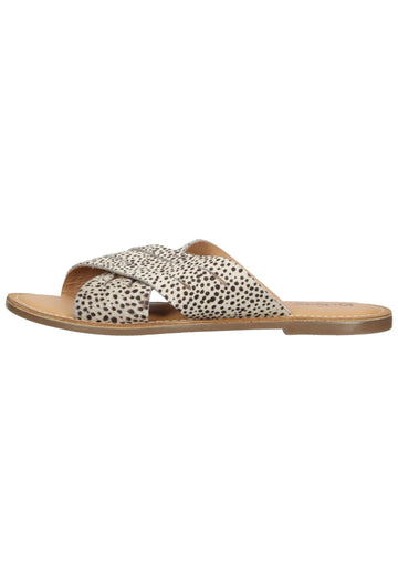 Kickers Pantoletten Leder Braun - surf4shoes