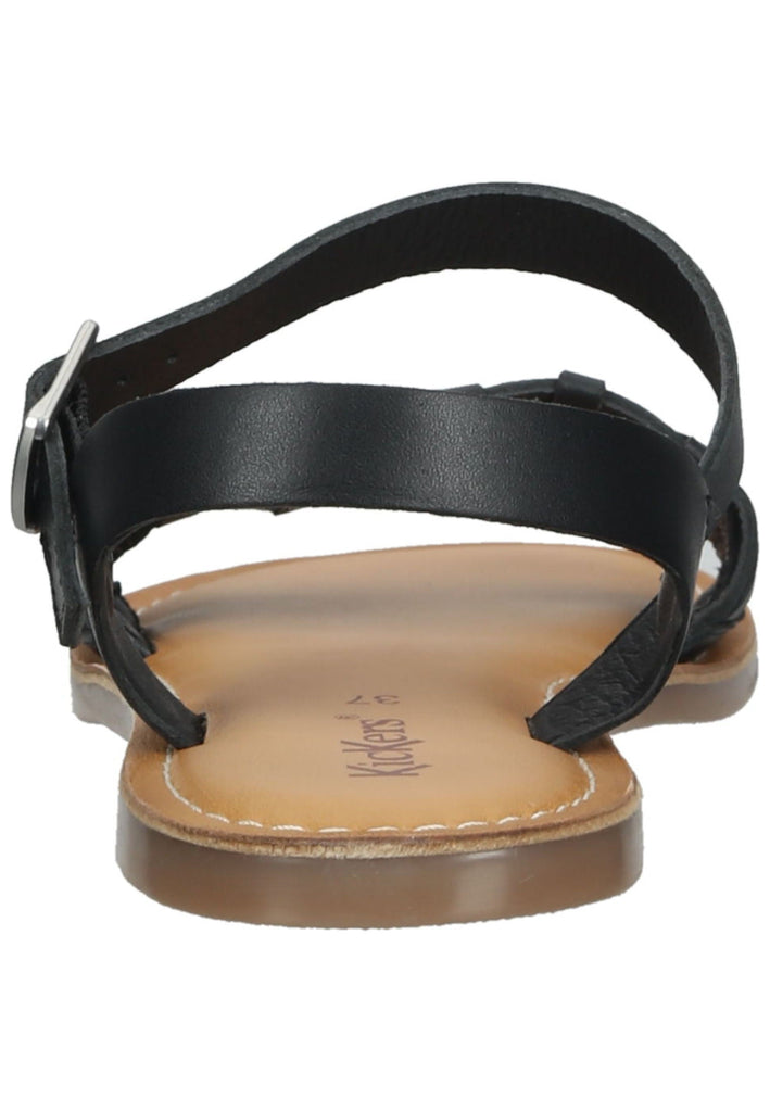 Kickers Sandalen Leder Schwarz - surf4shoes