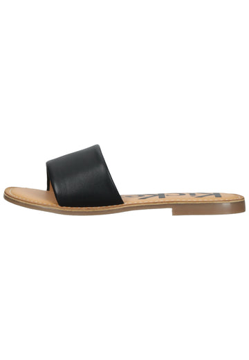 Kickers Pantoletten Leder Schwarz - surf4shoes