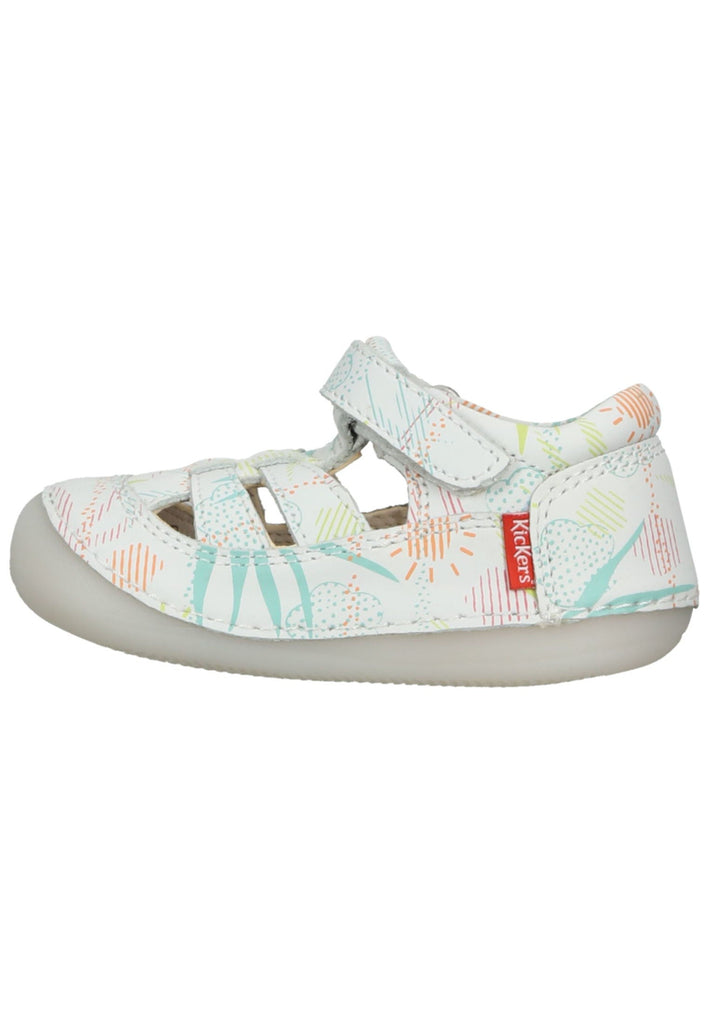 Kickers Halbschuhe Leder Weiß - surf4shoes