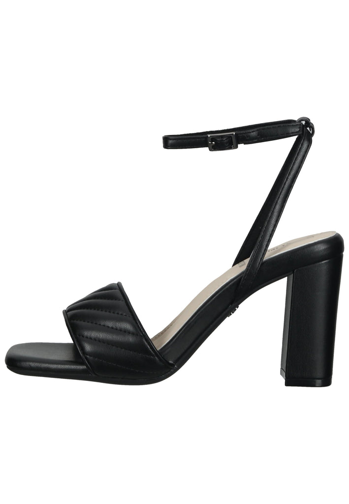 s.Oliver Sandalen Lederimitat Schwarz - surf4shoes