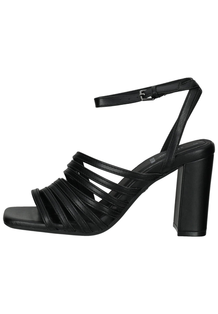 s.Oliver Sandalen Lederimitat Schwarz - surf4shoes