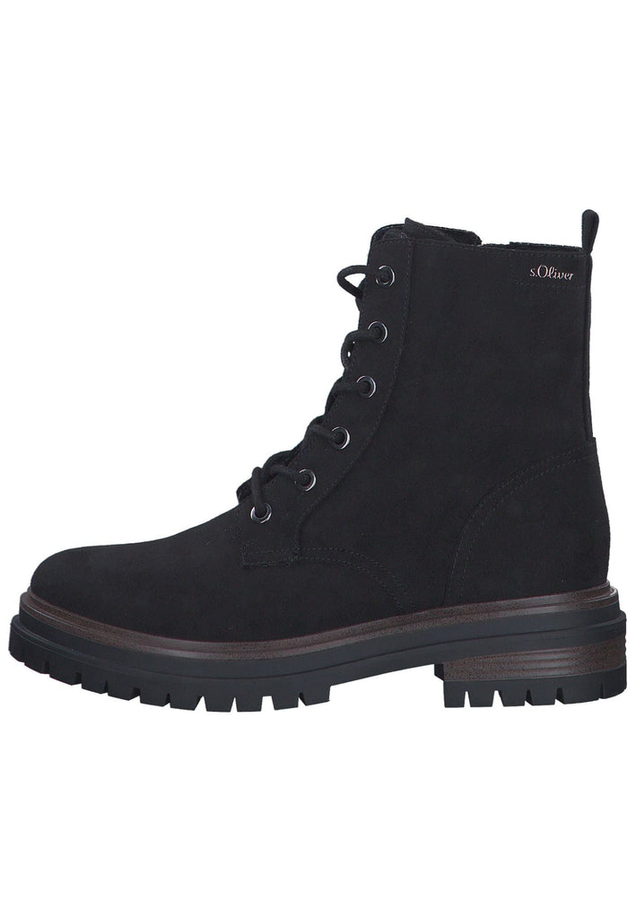 s.Oliver Stiefelette Textil Black - surf4shoes