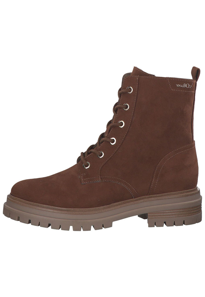 s.Oliver Stiefelette Textil Cognac - surf4shoes