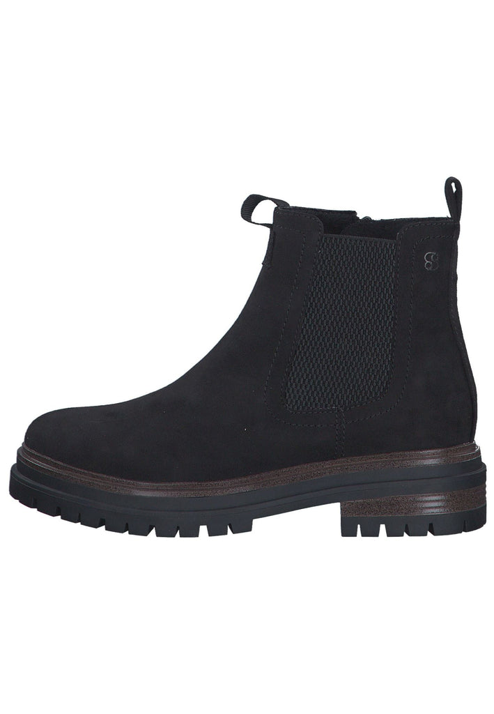 s.Oliver Stiefelette Textil Black - surf4shoes