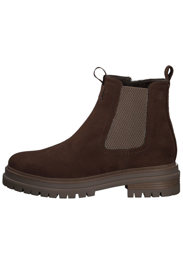s.Oliver Stiefelette Textil Cognac - surf4shoes