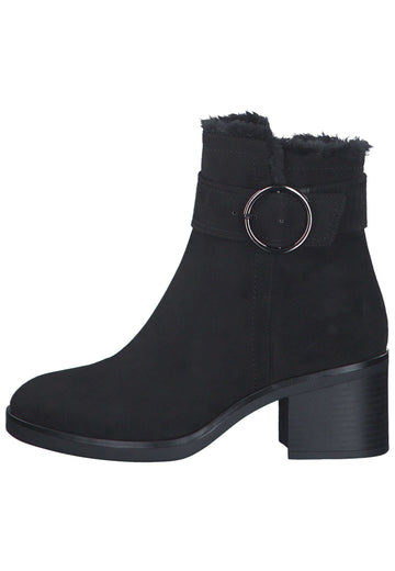 s.Oliver Stiefelette Textil Black - surf4shoes