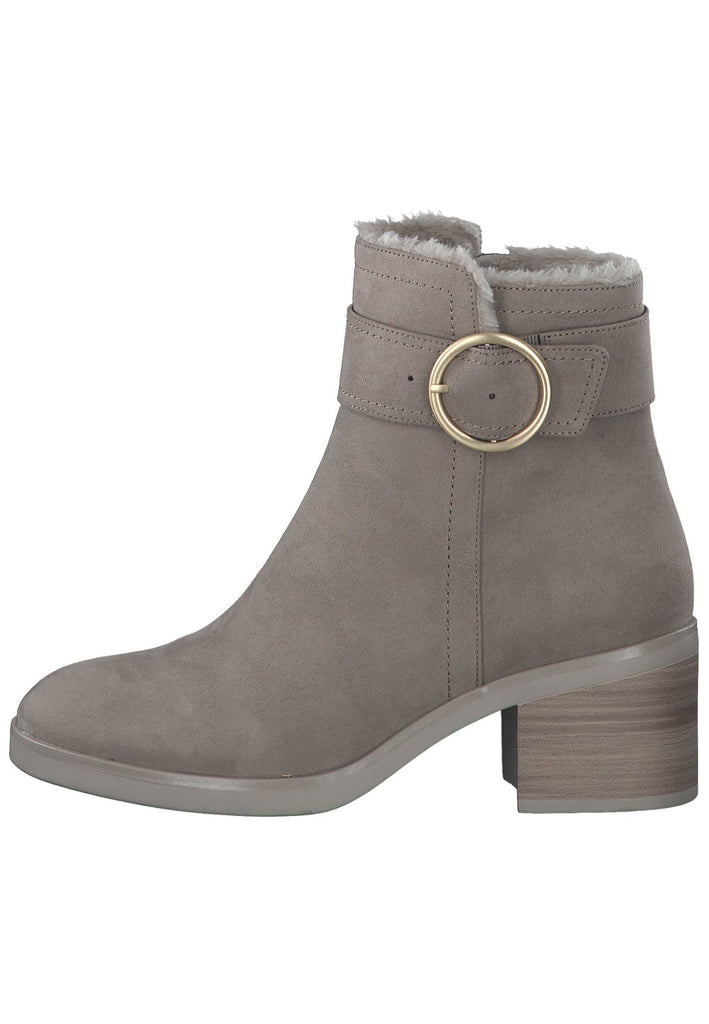 s.Oliver Stiefelette Textil Taupe - surf4shoes