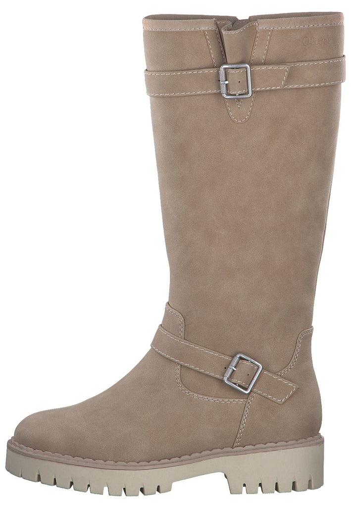 s.Oliver Stiefel Lederimitat Nut - surf4shoes