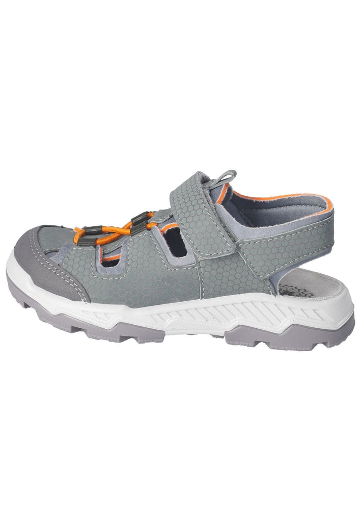 Ricosta Sandalen Lederimitat/Textil Grau/Grün - surf4shoes