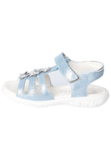 Ricosta Sandalen Lederimitat Hellblau - surf4shoes