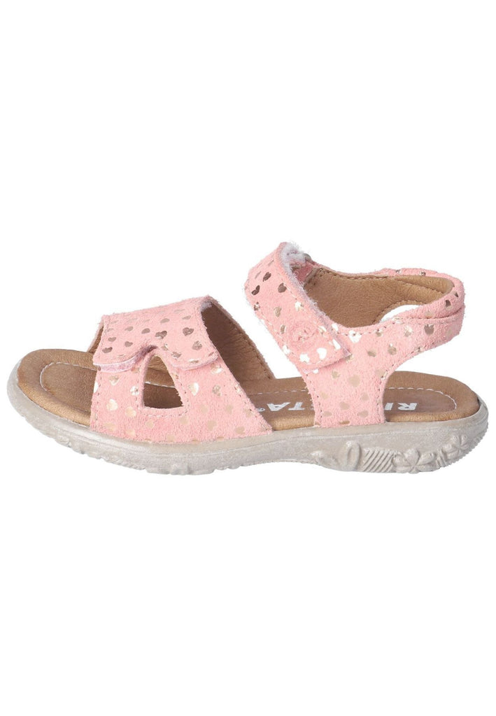 Ricosta Sandalen Veloursleder Rosa - surf4shoes