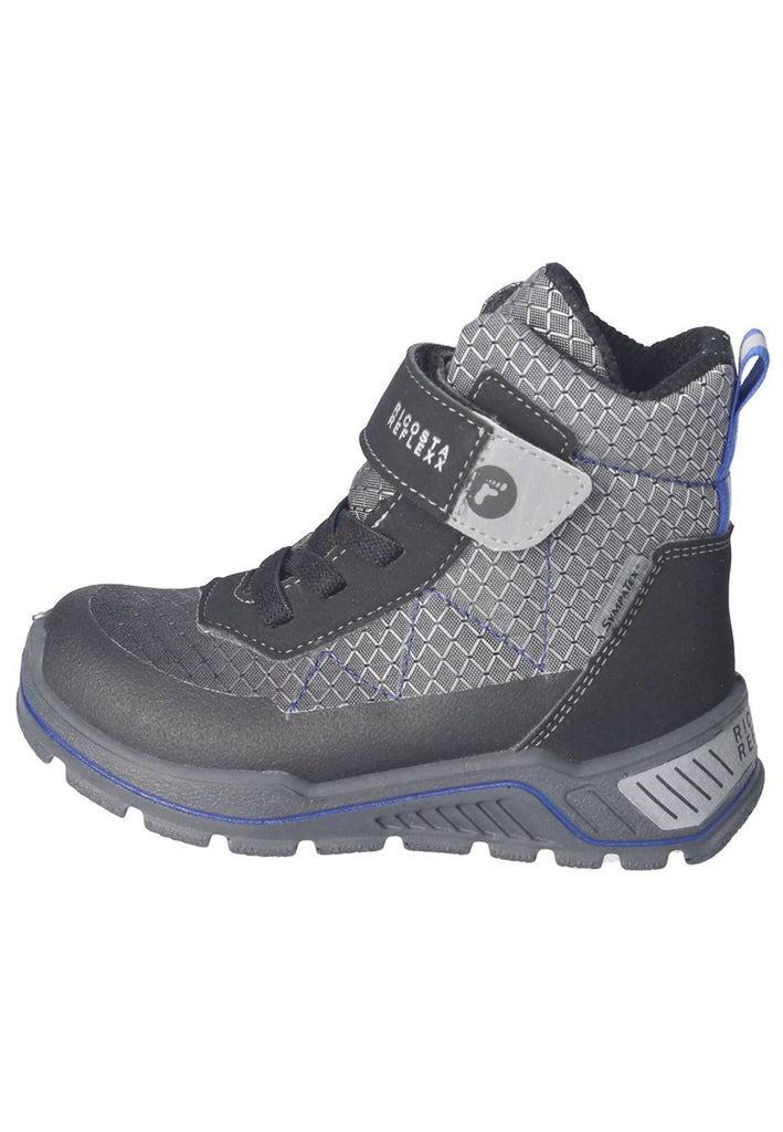 Ricosta Stiefelette Lederimitat/Textil Schwarz Warmfutter - surf4shoes