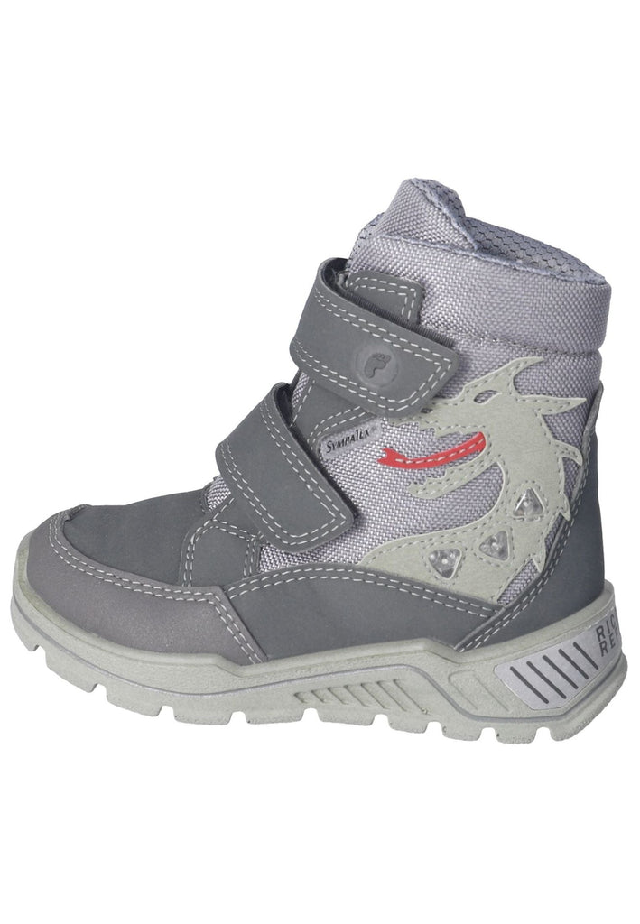 Ricosta Stiefelette Lederimitat/Textil Graphit Warmfutter - surf4shoes