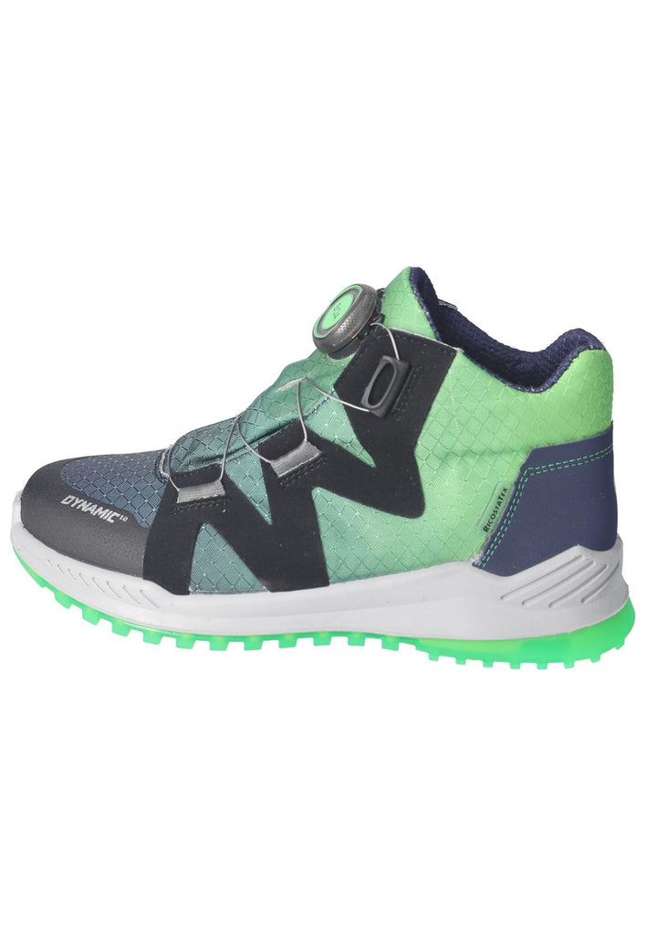 Ricosta Sneaker Lederimitat/Textil Blau/Grün Warmfutter - surf4shoes
