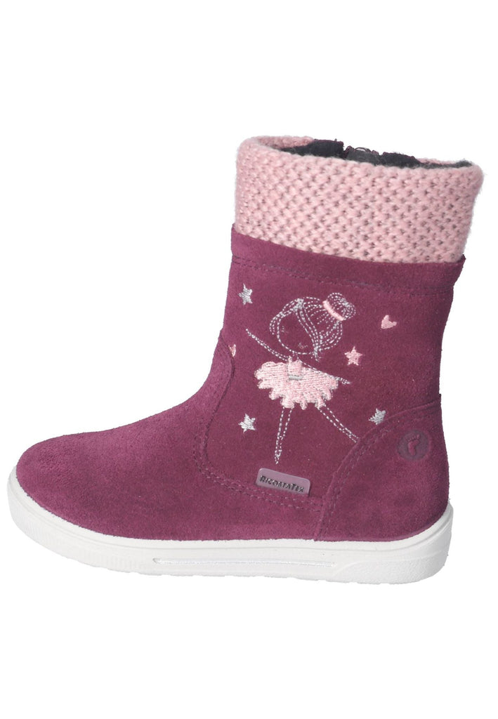 Ricosta Stiefel Leder/Textil Merlot Warmfutter - surf4shoes