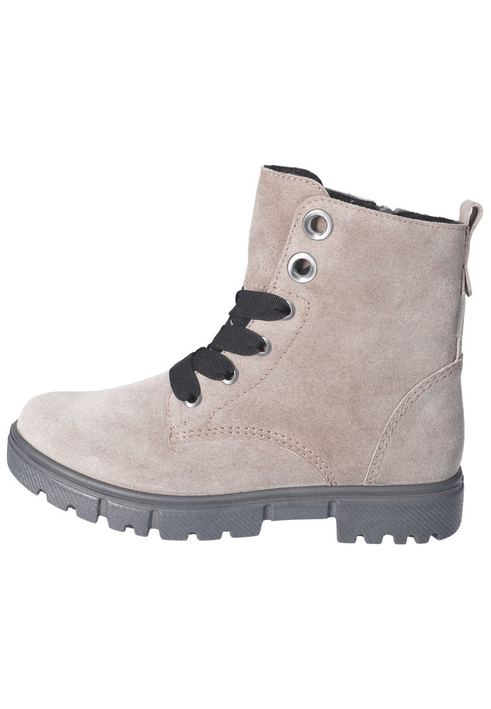 Ricosta Stiefelette Veloursleder Dunkelrosa Warmfutter - surf4shoes