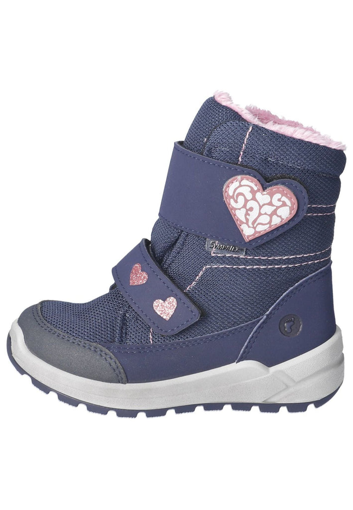 Ricosta Stiefelette Lederimitat/Textil Ozean Warmfutter - surf4shoes